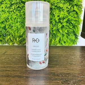 R+Co Grasp Intense Hold Shaping Balm - Clear with White Label
